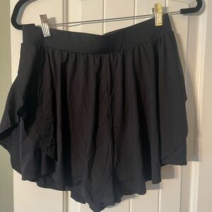 BuffBunny Black Athletic Shorts